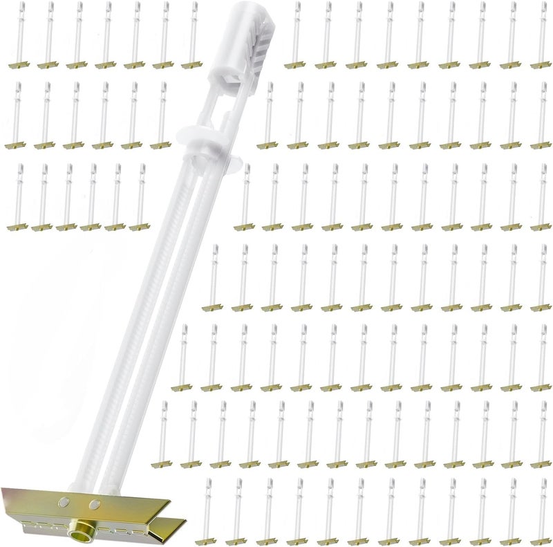 PRLF Drywall Anchor with Included Bolts for 1/4”-20, Heavy Duty Hollow Wall Anchors for TV Mounting Kit, Stainless Steel Hollow Wall Anchors Holds up to 270lbs Each in 1/2” Drywall (Pack of 100(w/o Bolts) - Image 1